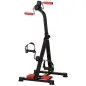 Pedales Estáticos Personas Mayores de Piernas y Brazos Altura Ajustable 75-97 cm Pantalla LCD y Rodillo Masajeador