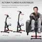 Pedales Estáticos Personas Mayores de Piernas y Brazos Altura Ajustable 75-97 cm Pantalla LCD y Rodillo Masajeador