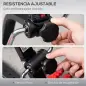 Pedales Estáticos Personas Mayores de Piernas y Brazos Altura Ajustable 75-97 cm Pantalla LCD y Rodillo Masajeador