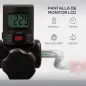 Pedales Estáticos Personas Mayores de Piernas y Brazos Altura Ajustable 75-97 cm Pantalla LCD y Rodillo Masajeador