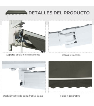 Toldo Manual Retráctil