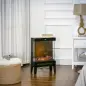Chimenea Eléctrica 1000W/2000W Calentador de Chimenea con Llama LED Ajustable hasta 15-20 m² 40,5x20x62 cm Negro Chimenea Eléctrica 1000W/2000W Calentador de Chimenea con Llama LED Ajustable hasta 15-20 m² 40,5x20x62 cm Negro