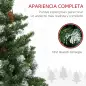 Árbol de Navidad Artificial con Luces LED Altura 230 cm con 1051 Ramas 45 Piñas Apertura Automática Base Plegable Árbol de Navidad Artificial con Luces LED Altura 230 cm con 1051 Ramas 45 Piñas Apertura Automática Base Plegable