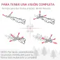 Árbol de Navidad Artificial con Luces LED Altura 230 cm con 1051 Ramas 45 Piñas Apertura Automática Base Plegable Árbol de Navidad Artificial con Luces LED Altura 230 cm con 1051 Ramas 45 Piñas Apertura Automática Base Plegable
