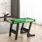 Mesa de Billar Plegable 104 cm con 16 Bolas 2 Tacos Tiza Triángulo y Cepillo para Niños y Adultos Verde