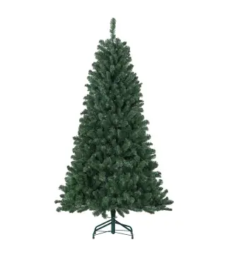 Árbol de Navidad Artificial 180 cm con 760 Ramas de Alambre de Memoria y Base Plegable Árbol de Navideño Verde