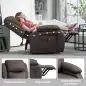 Sillón Relax Levanta Personas Sillón Elevador con Control Remoto Reclinación 160° Reposapiés 76x90x105cm Marrón Sillón Relax Levanta Personas Sillón Elevador con Control Remoto Reclinación 160° Reposapiés 76x90x105cm Marrón