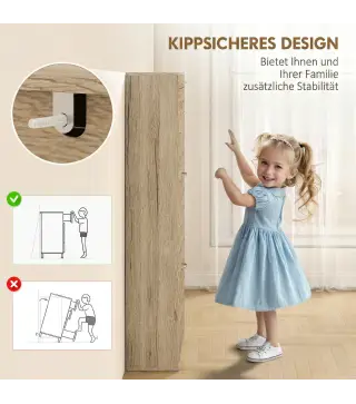 Zapatero Estrecho con 3 Puertas Abatibles Zapatero Entrada Recibidor Estantes Ajustables para 12 Pares de Zapatos Roble