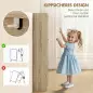 Zapatero Estrecho con 3 Puertas Abatibles Zapatero Entrada Recibidor Estantes Ajustables para 12 Pares de Zapatos Roble