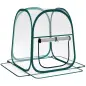 Mini Invernadero Plegable Pop-up Invernadero de Exterior con Puerta Enrollable y Cubierta Transparente