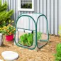 Mini Invernadero Plegable Pop-up Invernadero de Exterior con Puerta Enrollable y Cubierta Transparente