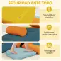 Juego de 9 Bloques de Espuma para Niños con Fundas de Terciopelo Lavables para Escalar y Gatear Multicolor Juego de 9 Bloques de Espuma para Niños con Fundas de Terciopelo Lavables para Escalar y Gatear Multicolor