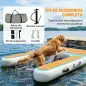 Rampa de Agua Hinchable para Perros para Piscina Barcos Lagos 151x102 cm con Superficie Antideslizante de EVA Rampa de Agua Hinchable para Perros para Piscina Barcos Lagos 151x102 cm con Superficie Antideslizante de EVA