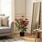 Planta Artificial de Camelia 65 cm Árbol Artificial en Maceta con Flores de Seda Realistas 116 Hojas Efecto Musgo Rojo Planta Artificial de Camelia 65 cm Árbol Artificial en Maceta con Flores de Seda Realistas 116 Hojas Efecto Musgo Rojo