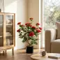 Planta Artificial de Camelia 65 cm Árbol Artificial en Maceta con Flores de Seda Realistas 116 Hojas Efecto Musgo Rojo Planta Artificial de Camelia 65 cm Árbol Artificial en Maceta con Flores de Seda Realistas 116 Hojas Efecto Musgo Rojo