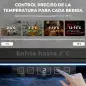 Frigorífico de Bebidas 70 L con Puerta de Vidrio Doble Iluminación LED 2 Estantes Ajustables para 70 Latas Frigorífico de Bebidas 70 L con Puerta de Vidrio Doble Iluminación LED 2 Estantes Ajustables para 70 Latas