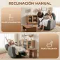 Sillón Relax Reclinable 3 en 1 con Función Mecedora Giratorio 360° Soporte para Teléfono Asiento Amplio Gris Sillón Relax Reclinable 3 en 1 con Función Mecedora Giratorio 360° Soporte para Teléfono Asiento Amplio Gris