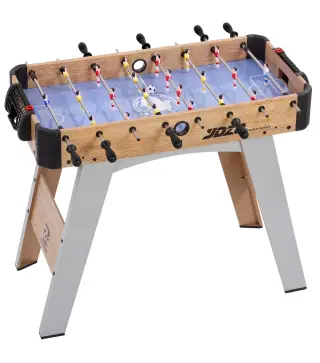 Futbolín de Mesa de 89 cm con 22 Jugadores 2 Pelotas 2 Marcadores Mangos Antideslizantes 89x61,5x70 cm Morado