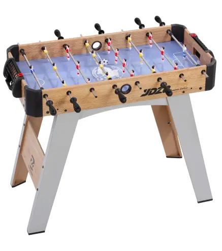 Futbolín de Mesa de 89 cm con 22 Jugadores 2 Pelotas 2 Marcadores Mangos Antideslizantes 89x61,5x70 cm Morado