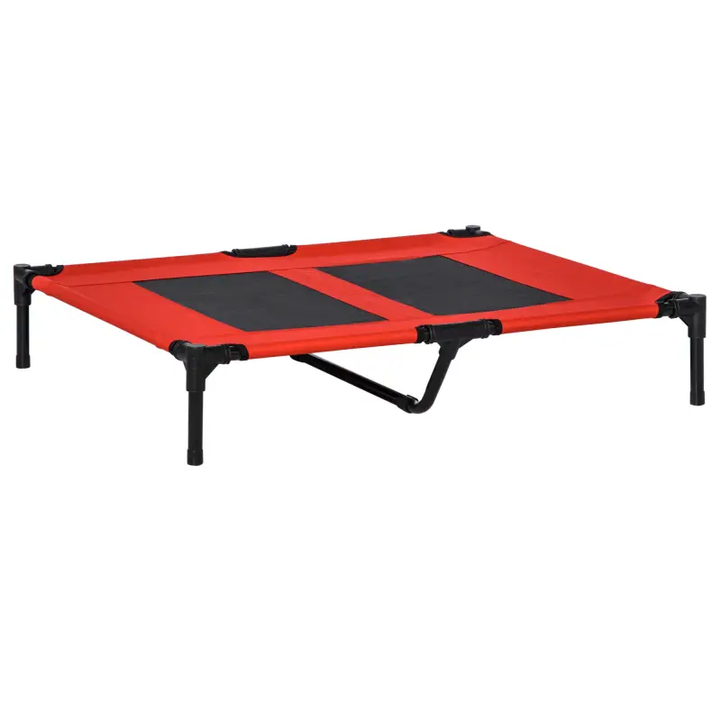 Cama Elevada para Perros Gatos Portátil Cama para Mascotas con Zona de Malla Transpirable y Tela Oxford para Interior Exterior 9 Cama Elevada para Perros Gatos Portátil Cama para Mascotas con Zona de Malla Transpirable y Tela Oxford para Interior Exterior 9