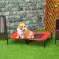 Cama Elevada para Perros Gatos Portátil Cama para Mascotas con Zona de Malla Transpirable y Tela Oxford para Interior Exterior 9 Cama Elevada para Perros Gatos Portátil Cama para Mascotas con Zona de Malla Transpirable y Tela Oxford para Interior Exterior 9