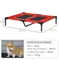 Cama Elevada para Perros Gatos Portátil Cama para Mascotas con Zona de Malla Transpirable y Tela Oxford para Interior Exterior 9 Cama Elevada para Perros Gatos Portátil Cama para Mascotas con Zona de Malla Transpirable y Tela Oxford para Interior Exterior 9