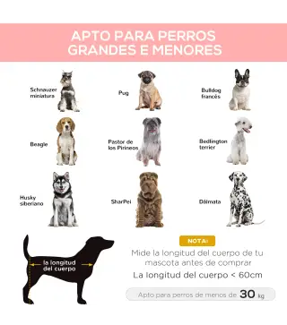 Cama Elevada para Perros Gatos Portátil Cama para Mascotas con Zona de Malla Transpirable y Tela Oxford para Interior Exterior 9