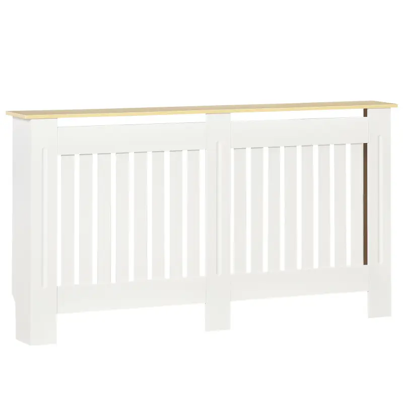 Cubre Radiadores 152x19x83 cm Cubierta para Radiador de MDF Cubreradiador para Salón Dormitorio Pasillo Blanco Cubre Radiadores 152x19x83 cm Cubierta para Radiador de MDF Cubreradiador para Salón Dormitorio Pasillo Blanco