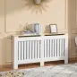 Cubre Radiadores 152x19x83 cm Cubierta para Radiador de MDF Cubreradiador para Salón Dormitorio Pasillo Blanco Cubre Radiadores 152x19x83 cm Cubierta para Radiador de MDF Cubreradiador para Salón Dormitorio Pasillo Blanco