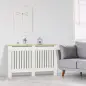 Cubre Radiadores 152x19x83 cm Cubierta para Radiador de MDF Cubreradiador para Salón Dormitorio Pasillo Blanco Cubre Radiadores 152x19x83 cm Cubierta para Radiador de MDF Cubreradiador para Salón Dormitorio Pasillo Blanco
