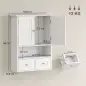 Armario de Pared para Baño Armario Colgante de Baño con 2 Puertas y 2 Cajones para Cocina 50,8x17,8x66 cm Blanco Armario de Pared para Baño Armario Colgante de Baño con 2 Puertas y 2 Cajones para Cocina 50,8x17,8x66 cm Blanco