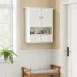 Armario de Pared para Baño Armario Colgante de Baño con 2 Puertas y 2 Cajones para Cocina 50,8x17,8x66 cm Blanco Armario de Pared para Baño Armario Colgante de Baño con 2 Puertas y 2 Cajones para Cocina 50,8x17,8x66 cm Blanco