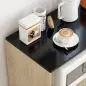 Carrito de Cocina con Ruedas 2 Puertas Estante Ajustable Especieros para Comedor 75x40x80,5 cm Natural Carrito de Cocina con Ruedas 2 Puertas Estante Ajustable Especieros para Comedor 75x40x80,5 cm Natural