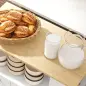 Carrito de Cocina con Ruedas 2 Puertas Estante Ajustable Especieros para Comedor 75x40x80,5 cm Blanco Carrito de Cocina con Ruedas 2 Puertas Estante Ajustable Especieros para Comedor 75x40x80,5 cm Blanco
