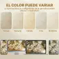 Mesa de Cocina Plegable Redonda para 2-6 Personas con Ala Abatible Marco de Acero Doble X Ø110x76 cm Natural Mesa de Cocina Plegable Redonda para 2-6 Personas con Ala Abatible Marco de Acero Doble X Ø110x76 cm Natural
