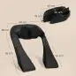 Masajeador Cervical y Espalda con Calor y 8 Nodos Shiatsu 3 Intensidades de Amasamiento 3D Negro Masajeador Cervical y Espalda con Calor y 8 Nodos Shiatsu 3 Intensidades de Amasamiento 3D Negro