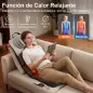 Colchón de Masaje Plegable con Calefacción Compresión de Aire 4 Modos 3 Intensidades Apagado Automático Marrón Colchón de Masaje Plegable con Calefacción Compresión de Aire 4 Modos 3 Intensidades Apagado Automático Marrón
