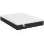 Colchón 190x135 cm Grosor 25 cm Colchón Viscoelástico de Muelles Ensacados de 7 Zonas Firmeza Media Funda Lavable Colchón 190x135 cm Grosor 25 cm Colchón Viscoelástico de Muelles Ensacados de 7 Zonas Firmeza Media Funda Lavable