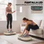 Plataforma Vibratoria con 20 Niveles de Velocidad 3 Programas Pantalla LED Control Remoto para Hacer Ejercicio en Casa Plataforma Vibratoria con 20 Niveles de Velocidad 3 Programas Pantalla LED Control Remoto para Hacer Ejercicio en Casa
