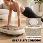 Plataforma Vibratoria con 20 Niveles de Velocidad 3 Programas Pantalla LED Control Remoto para Hacer Ejercicio en Casa Plataforma Vibratoria con 20 Niveles de Velocidad 3 Programas Pantalla LED Control Remoto para Hacer Ejercicio en Casa