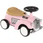 Coche Correpasillos para Bebés de 12 a 36 Meses con Bocina Compartimento de Almacenaje y Volante 58x27x35 cm Rosa