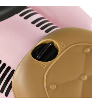 Coche Correpasillos para Bebés de 12 a 36 Meses con Bocina Compartimento de Almacenaje y Volante 58x27x35 cm Rosa