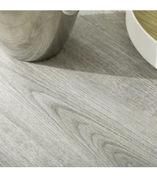 Juego de Comedor de Jardín de 7 Piezas con 1 Mesa y 6 Sillas Apilables Estilo Moderno para Terraza Patio Blanco y Gris