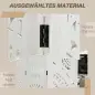 Biombo Plegable de 3 Paneles de Madera 120x170 cm Biombo Separador de Ambientes con Patrones Tallados Elegantes Blanco
