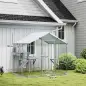 Refugio Exterior Grande para Gatos Jaula de Acero Galvanizado con Techo Impermeable para 5 Gatos 200x170x195 cm Plateado Refugio Exterior Grande para Gatos Jaula de Acero Galvanizado con Techo Impermeable para 5 Gatos 200x170x195 cm Plateado