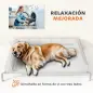 Cama Elevada para Perros Refrescante con Refuerzos Extraíbles Malla Transpirable y Marco de Acero 130x90x30 cm Gris Cama Elevada para Perros Refrescante con Refuerzos Extraíbles Malla Transpirable y Marco de Acero 130x90x30 cm Gris