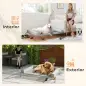 Cama Elevada para Perros Refrescante con Refuerzos Extraíbles Malla Transpirable y Marco de Acero 130x90x30 cm Gris Cama Elevada para Perros Refrescante con Refuerzos Extraíbles Malla Transpirable y Marco de Acero 130x90x30 cm Gris