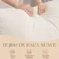 Silla Mecedora Nórdica con Reposapiés Respaldo Ajustable Mecedora de Pana Patas de Madera y Reposabrazos Cojín Crema Silla Mecedora Nórdica con Reposapiés Respaldo Ajustable Mecedora de Pana Patas de Madera y Reposabrazos Cojín Crema