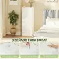 Cómoda de Dormitorio con 6 Cajones Estrecha Sinfonier Ahorro Espacio 40x35x109 cm Blanco Brillo Cómoda de Dormitorio con 6 Cajones Estrecha Sinfonier Ahorro Espacio 40x35x109 cm Blanco Brillo
