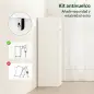 Cómoda de Dormitorio con 6 Cajones Estrecha Sinfonier Ahorro Espacio 40x35x109 cm Blanco Brillo Cómoda de Dormitorio con 6 Cajones Estrecha Sinfonier Ahorro Espacio 40x35x109 cm Blanco Brillo